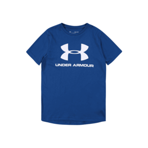 UNDER ARMOUR Tricou funcțional albastru / alb imagine