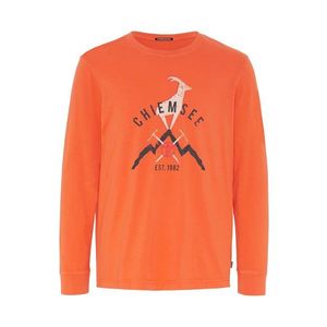 CHIEMSEE Tricou 'BROAD PEAK' portocaliu / alb / gri metalic imagine