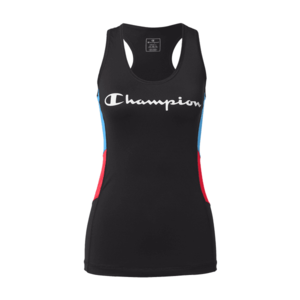 Champion Authentic Athletic Apparel Top roz / negru / albastru deschis / alb imagine