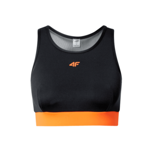 4F Sutien sport portocaliu / negru imagine
