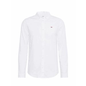 Tommy Jeans Cămașă 'Oxford' bleumarin / roșu deschis / alb imagine