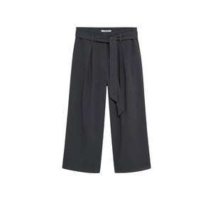 MANGO Pantaloni cutați 'Grey-H' gri bazalt imagine