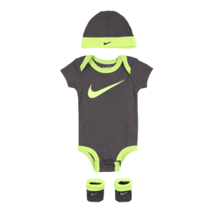 Nike Sportswear Set gri închis / verde neon imagine