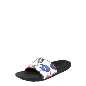 NIKE Flip-flops 'Kawa SE JDI' alb / negru / albastru / roșu imagine