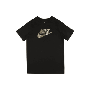 Nike Sportswear Tricou 'FUTURA' negru / verde / bej imagine