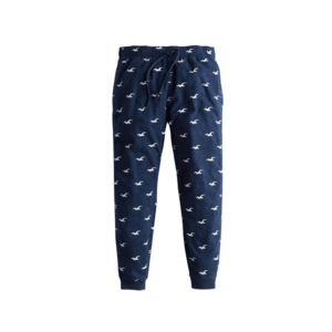 HOLLISTER Pantaloni de pijama navy / alb imagine