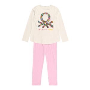 UNITED COLORS OF BENETTON Pijamale crem / galben / culori mixte / roz imagine
