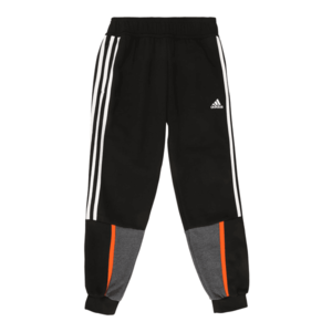 ADIDAS PERFORMANCE Pantaloni sport 'BOLD' negru / alb / gri închis / portocaliu imagine