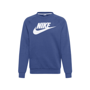Nike Sportswear Bluză de molton alb / navy imagine