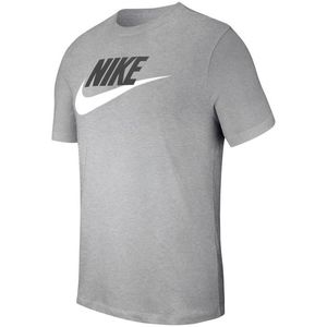 Nike Sportswear Tricou negru / alb / gri amestecat imagine