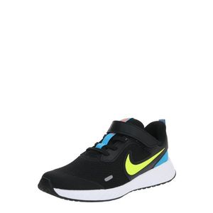 NIKE Pantofi sport 'Revolution 5' negru / albastru / galben neon imagine