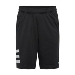 ADIDAS PERFORMANCE Pantaloni sport 'M D2M 3S SHT' negru / alb imagine
