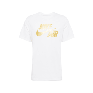 Nike Sportswear Tricou alb / auriu imagine