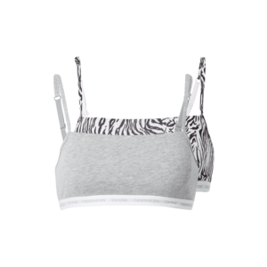 Calvin Klein Underwear Sutien 'Unlined' alb / gri / negru imagine