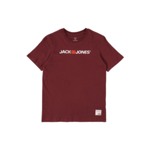 Jack & Jones Junior Tricou 'HISTORY' roșu vin / alb imagine