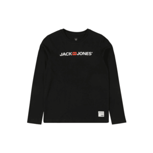 Jack & Jones Junior Tricou 'HISTORY' negru / alb / roșu orange imagine