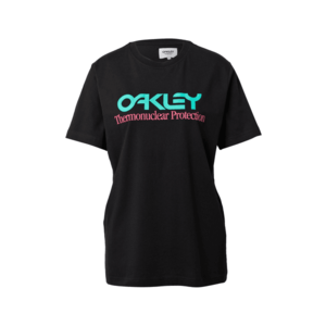 OAKLEY Tricou funcțional 'FIERY' negru / verde jad / roz imagine