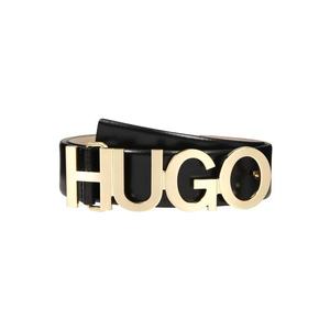 HUGO Gürtel 'Zula' negru / auriu imagine