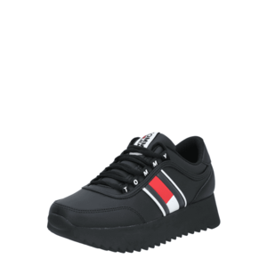 Tommy Jeans Sneaker low negru / alb / roșu imagine