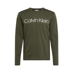 Calvin Klein Tricou oliv / alb imagine