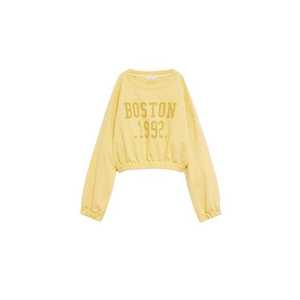 MANGO KIDS Bluză de molton 'Boston' galben imagine