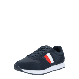 TOMMY HILFIGER Sneaker low albastru închis / roșu / alb imagine
