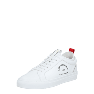 Karl Lagerfeld Sneaker low 'KUPSOLE' alb / roșu amestecat / negru imagine