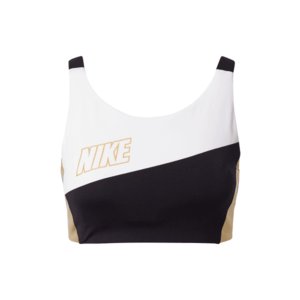 Nike Sportswear Sutien auriu / alb / negru imagine