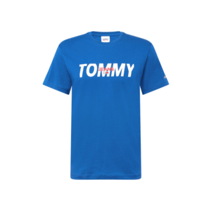 Tommy Jeans Tricou albastru cer / alb / coral imagine
