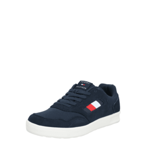 TOMMY HILFIGER Sneaker low albastru închis / alb / roșu imagine