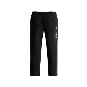 HOLLISTER Pantaloni 'MODERN' negru / roșu / alb imagine