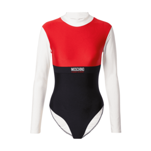Moschino Underwear Tricou body culori mixte / negru / alb / roșu deschis imagine