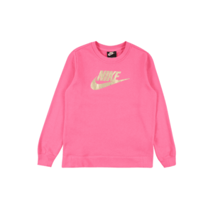 Nike Sportswear Bluză de molton auriu / roz imagine