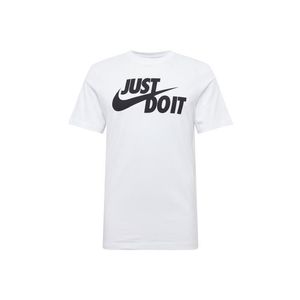 Nike Sportswear Tricou 'Just Do It' negru / alb murdar imagine