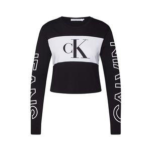 Calvin Klein Jeans Tricou 'BLOCKING STATEMENT' negru imagine