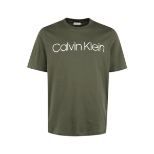 Calvin Klein Big & Tall Tricou oliv / alb imagine