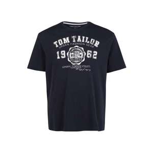TOM TAILOR Men + Tricou navy / alb imagine
