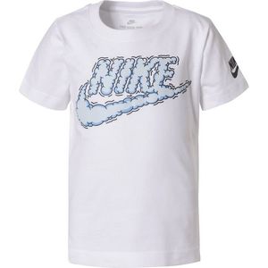 Nike Sportswear Tricou alb / negru / albastru deschis imagine