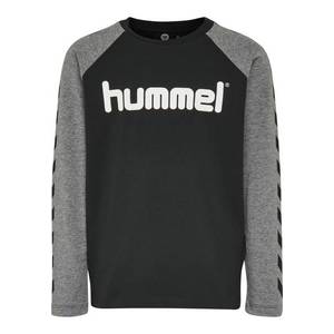 Hummel Tricou gri / negru / alb imagine