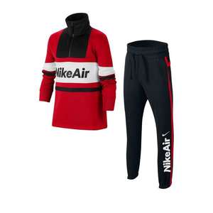 Nike Sportswear Set alb / negru / roșu imagine