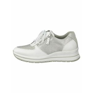 TAMARIS Sneaker low alb / argintiu imagine