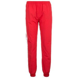 Urban Classics Pantaloni roși aprins / alb imagine