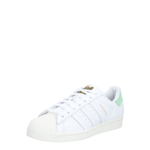 ADIDAS ORIGINALS Sneaker low 'Superstar' alb / verde mentă / auriu imagine