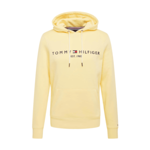 TOMMY HILFIGER Bluză de molton galben / negru imagine