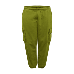 Missguided Plus Pantaloni cu buzunare verde imagine