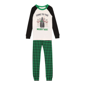 GAP Pijamale 'VADER' alb / negru / verde imagine