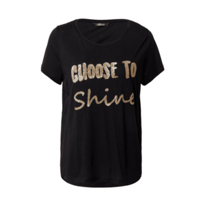 PRINCESS GOES HOLLYWOOD Tricou 'Shine' negru / auriu imagine