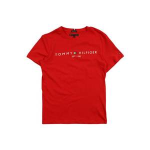 TOMMY HILFIGER Tricou 'ESSENTIAL ' roșu cireș imagine