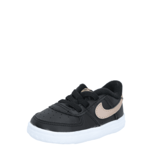 Nike Sportswear Sneaker 'Force 1 Crib' auriu / negru / pudră imagine