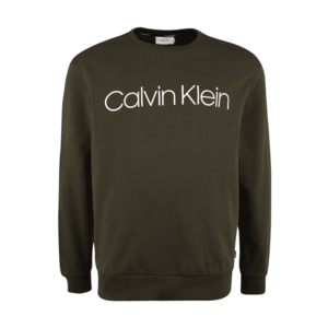 Calvin Klein Bluză de molton oliv / alb imagine